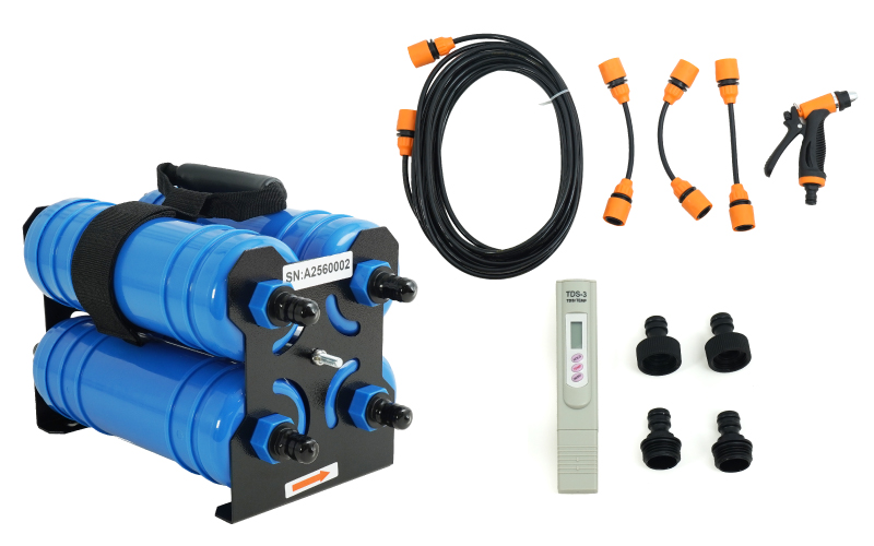 水道に取り付けるだけで純水になる純水器「水シミZERO」