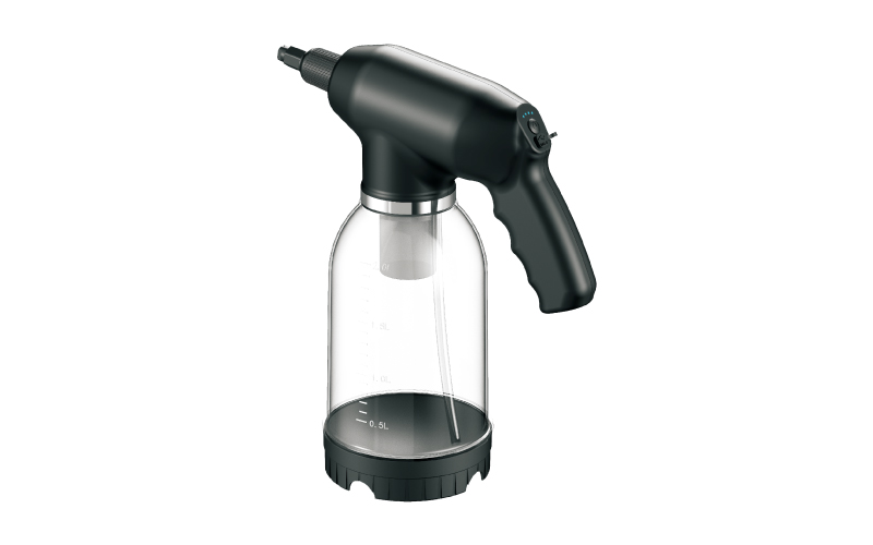 ミニバンもこれ一本「電動洗車フォームガン」