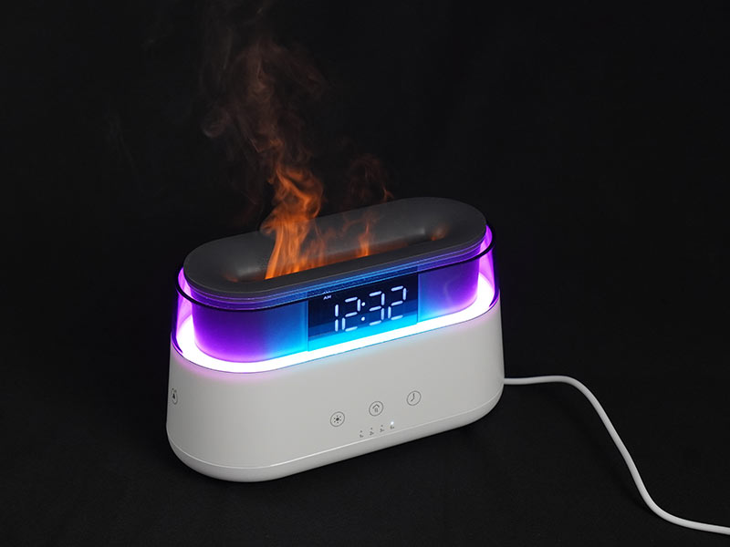目覚まし機能付き焚き火イルミネーション加湿器