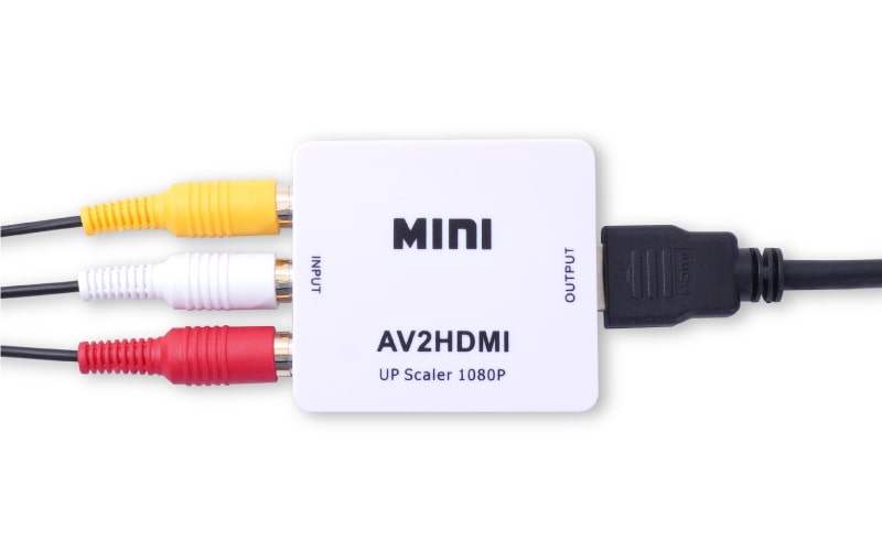 コンポジットをHDMIへ変換するアダプタ