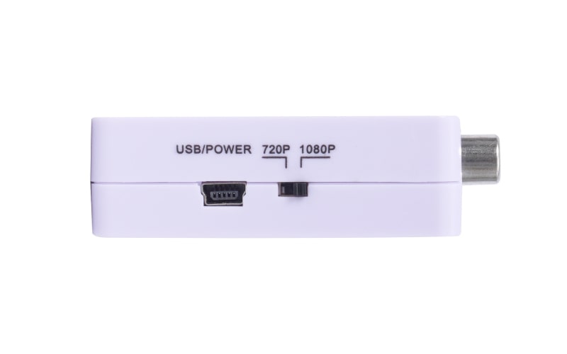 コンポジットをHDMIへ変換するアダプタ