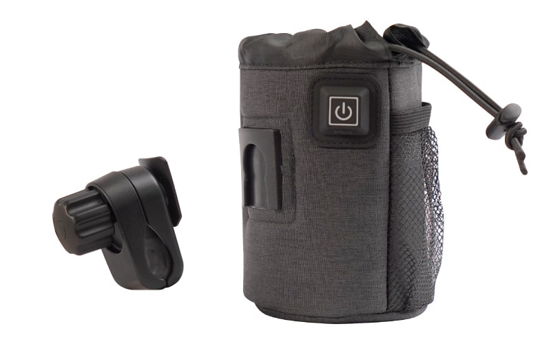 自転車用アタッチメント付きUSBあったかポーチ