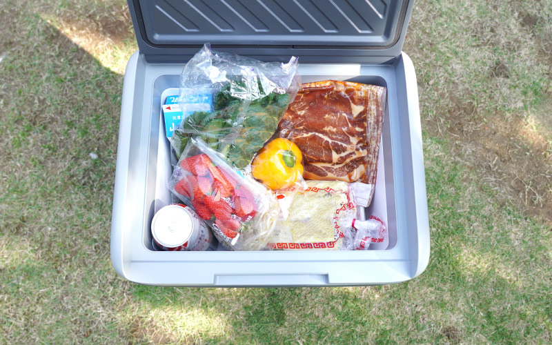 キャスター付き車載用冷凍冷蔵庫18L