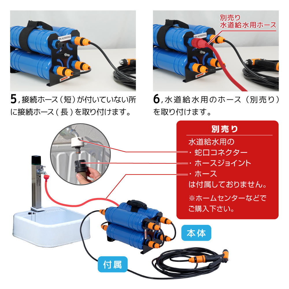 水道に取り付けるだけで純水になる純水器「水シミZERO