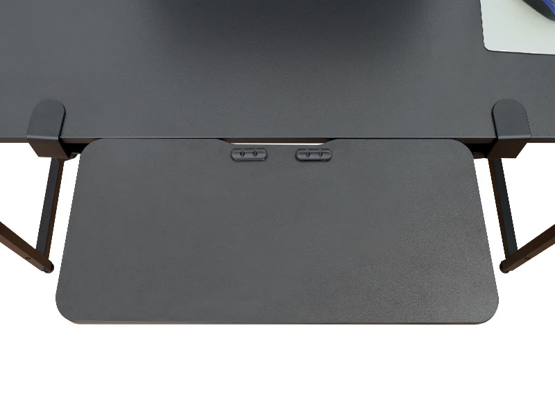 フラットになるクランプ式キーボードスライダーS