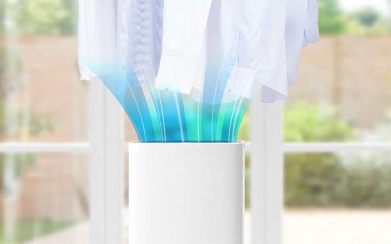 コンプレッサー式「どこでもコンパクト除湿機」