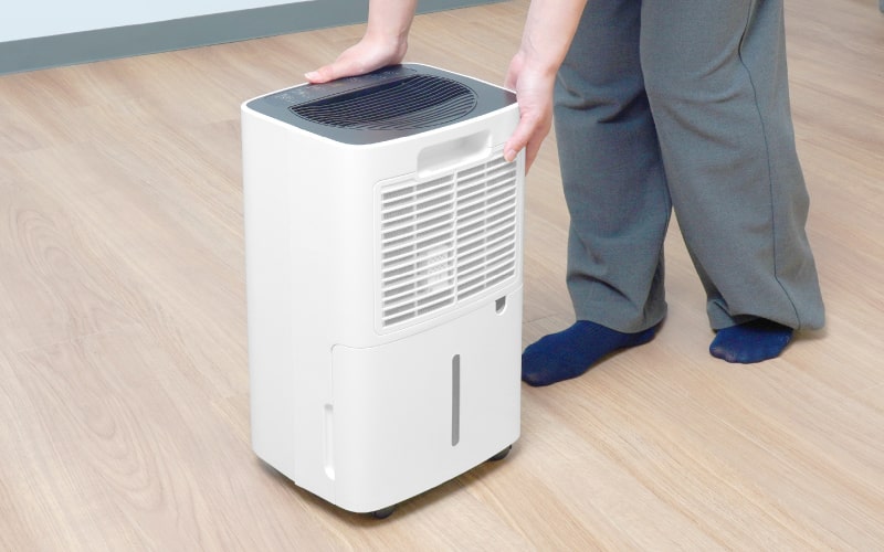 コンプレッサー式「どこでもコンパクト除湿機」