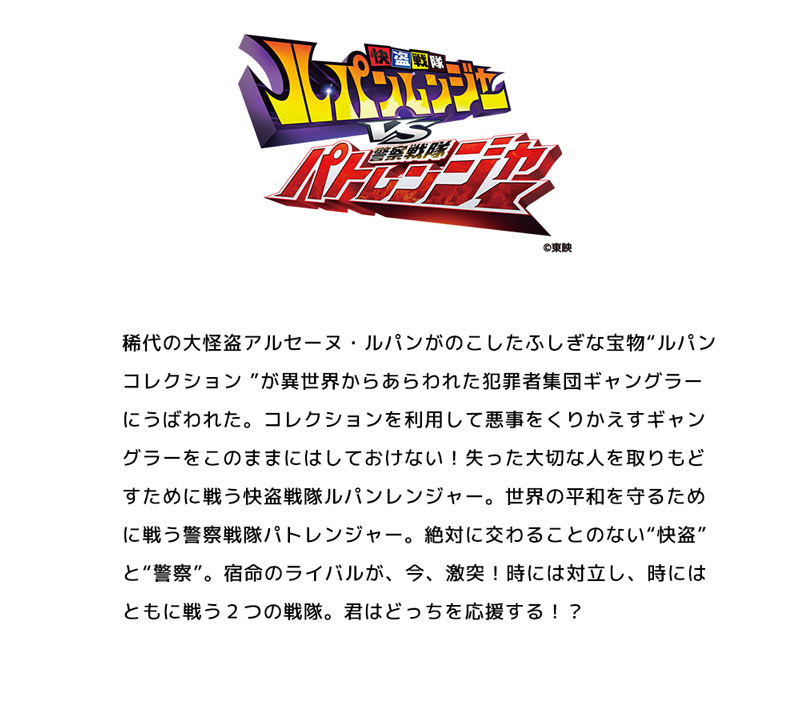 快盗戦隊ルパンレンジャーVS警察戦隊パトレンジャーとは
