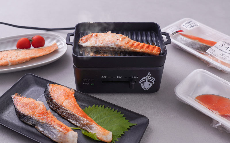 クリスマスにシャケを食うためのグリル「飢えたシャケのように」