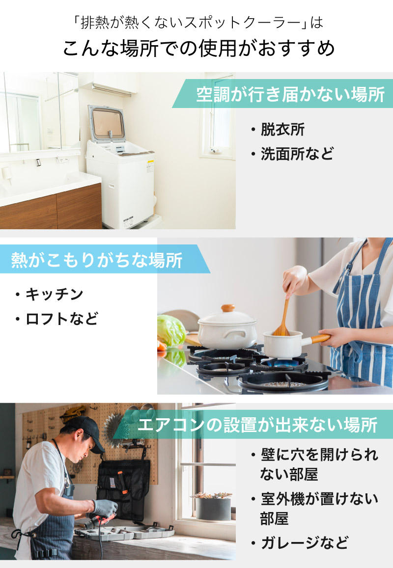 今季販売終了】コンプレッサー式「排熱が熱くないスポットクーラー」 | 【公式】サンコー通販サイト