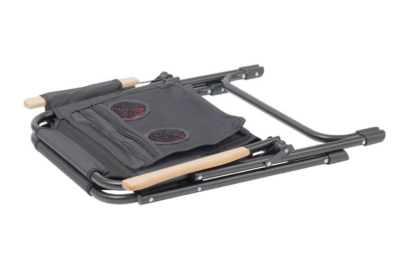 ツインファンで蒸れずに快適「セナクール アウトドアチェア」