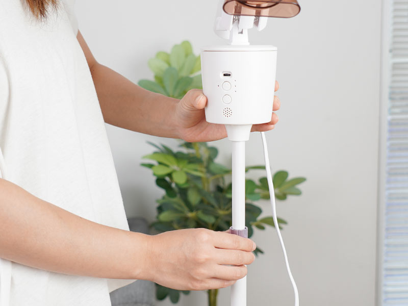 電動首振りロングドライヤースタンド