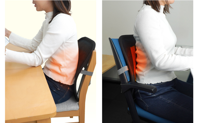 じわっとあったか「薄型ランバーサポート」