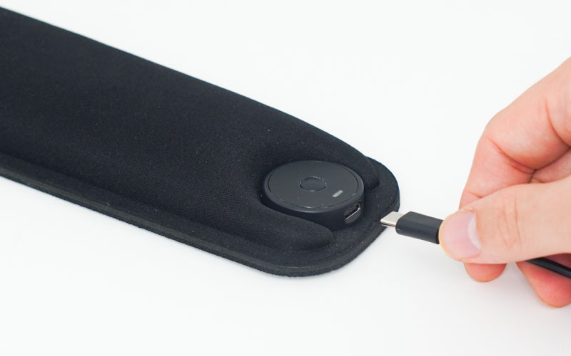 ヒーター付きリストレスト