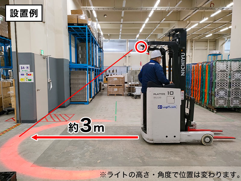 フォークリフトセーフティサークルライト高輝度20Wモデル | 【公式