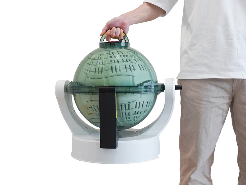 ドラム式全手動洗濯機「ぐるぐるぶんまわ槽ball」