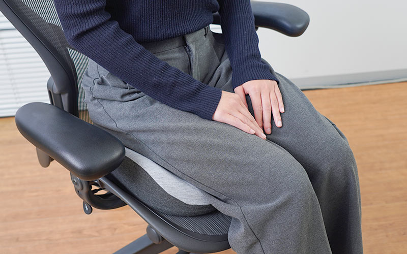 美姿勢サポートヒータークッション「ももぽっか」