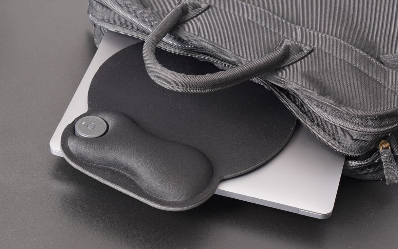 手首ぽかぽかヒーター付きマウスパッド