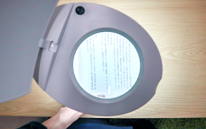 無段階調整可能!45LEDライト付きクランプ式フレキシブルアームルーペ