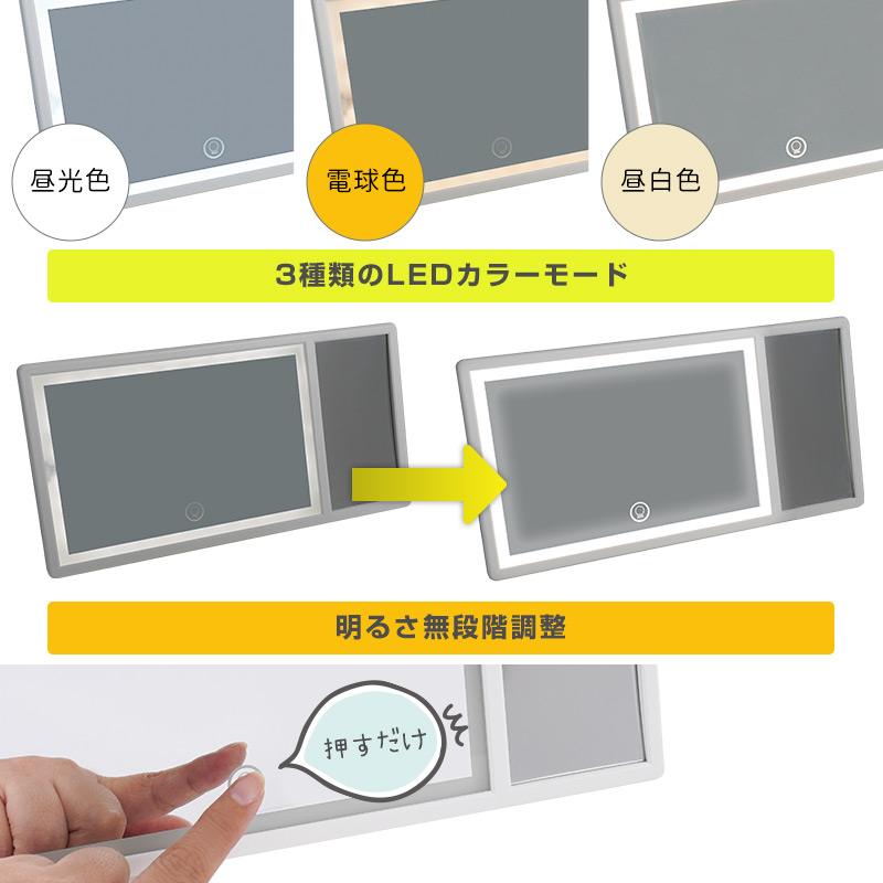 LEDライト・拡大鏡・USB充電式