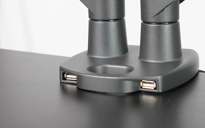 モニターアームプレミアム（ガスショック式）デュアルタイプ