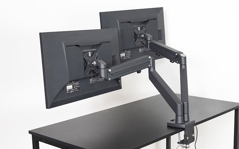 モニターアームプレミアム（ガスショック式）デュアルタイプ