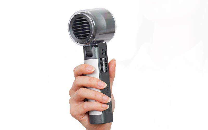 持ち手が冷える「ハンディクールファン」