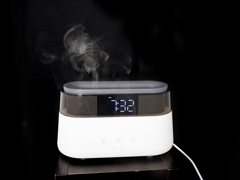 目覚まし機能付き焚き火イルミネーション加湿器