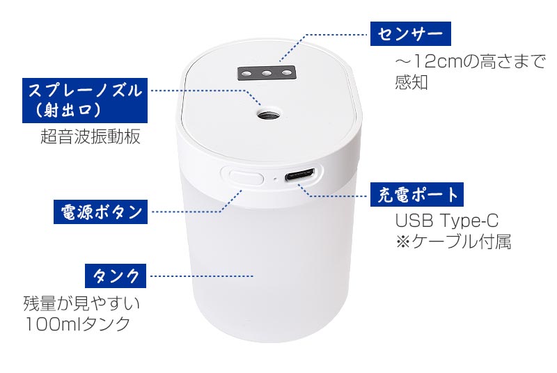 使いやすいシンプルな機能