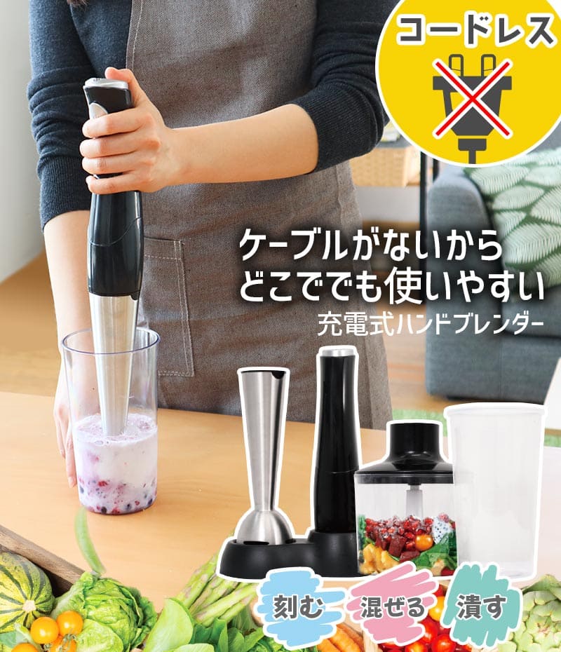 東京公式通販サイト ハンドブレンダーセット 調理機器