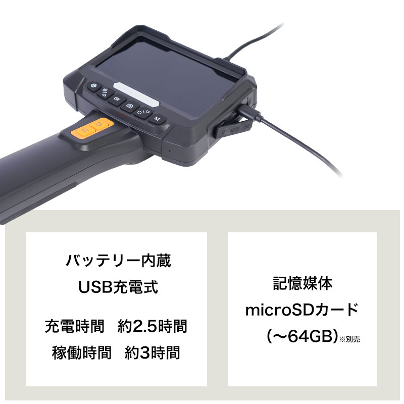 2カメラ360度回転式内視鏡 | THANKO