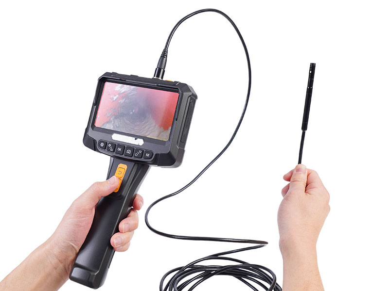 2カメラ360度回転式内視鏡