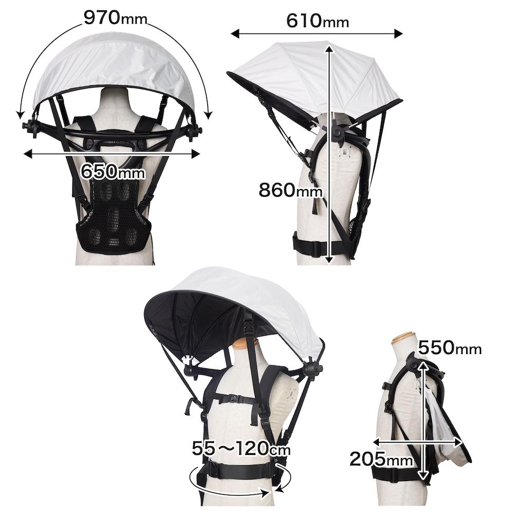 新色登場】ハンズフリー背負える日傘 | 【公式】サンコー通販サイト