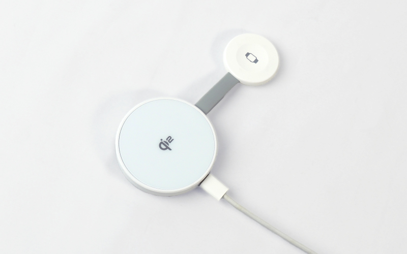 リングスタンド付き2in1小型ワイヤレス充電器