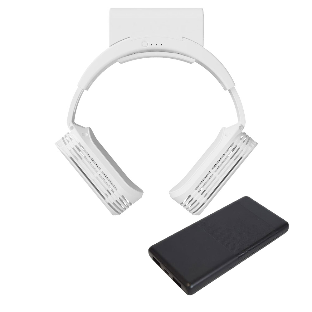 サンコー ネッククーラーEvo USBモデル +モバイルバッテリー-