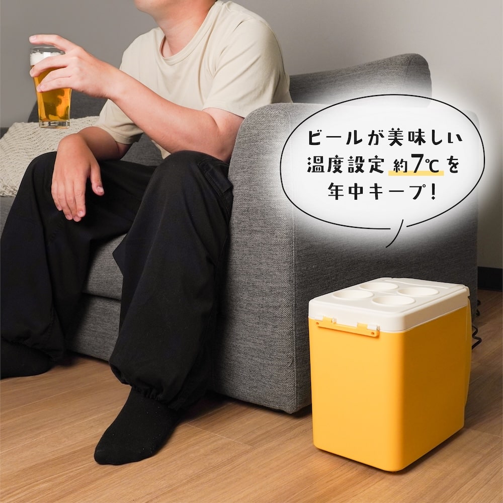 6缶パックがすっぽり入る「6缶ビール冷蔵庫」 | 【公式