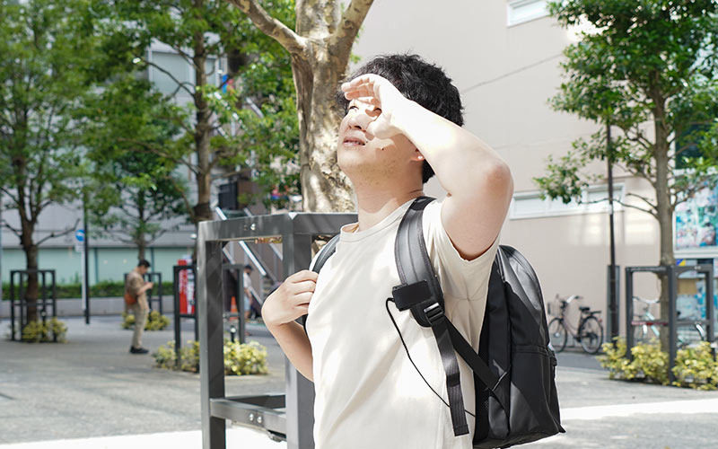 リュックに付ける冷却デバイス「ワキひえ～る」