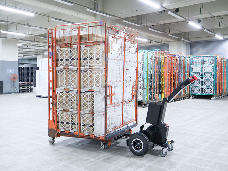 1トン運べる牽引機「引っ張り君」