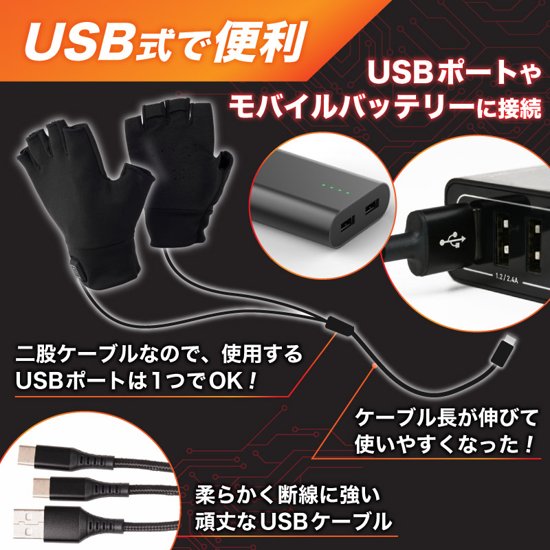 USB式の便利なポイント